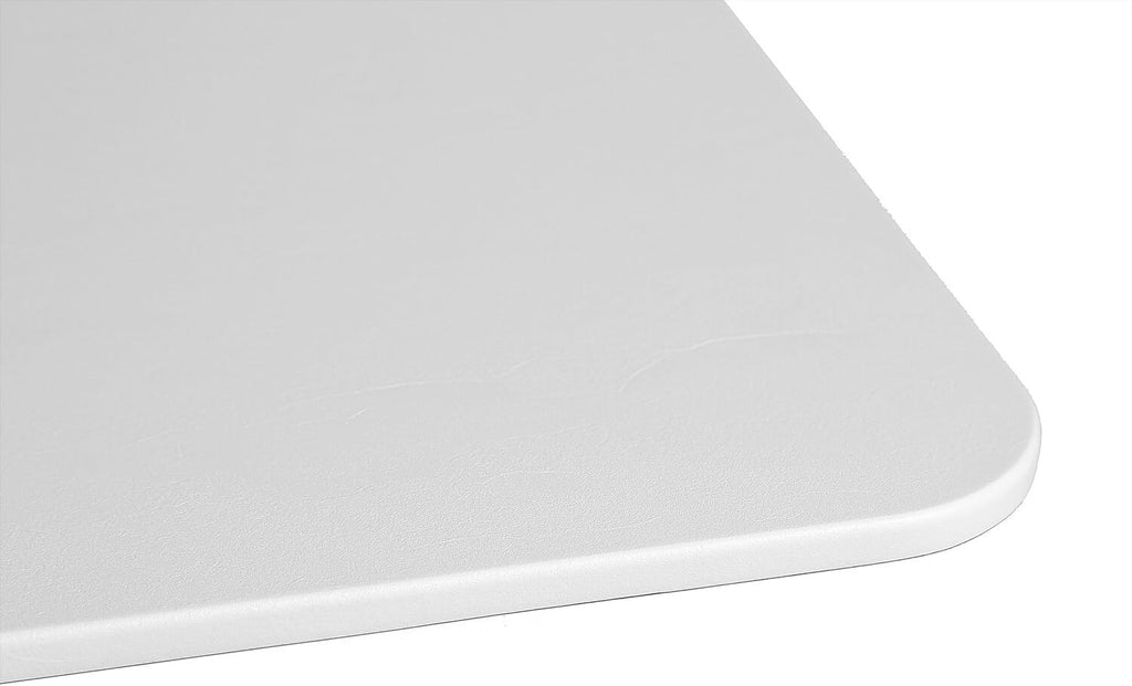 Seville Classics AIRLIFT XL 28' Pneumatic Height Adjustable Sit-Stand Mobile Laptop Computer Desk Cart (27.1' to 41.9' H), White