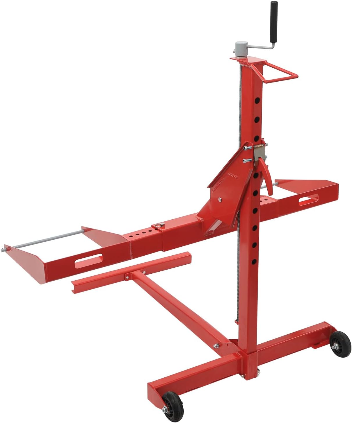 Lawn Mower Jack Lift, 750 Lbs Capacity Riding Lawn Mower Lift, Retractable Riding Mower Lift for Lawn mowers and Garden Tractors, Lift Height 0-62cm/0-24.41in
