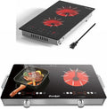 2 Burner Electric Cooktop 24 Inch and 12 Inch