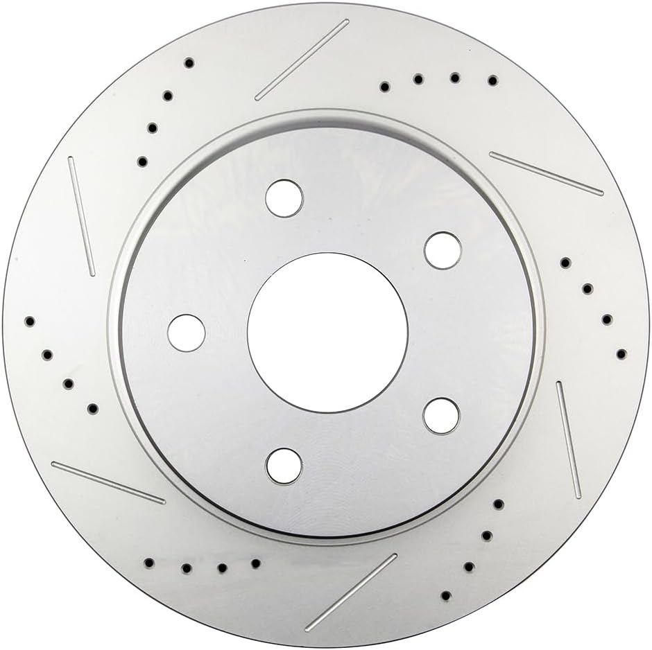 SCITOO (Front 336 mm Rear 352 mm) Brake Rotors (5 Lugs) and Pads Kits Fit For Chrysler Aspen 2007-2009,For Dodge For Durango 2007-2009,For Dodge Ram 1500 2006-2010,For Ram 1500 2011-2018