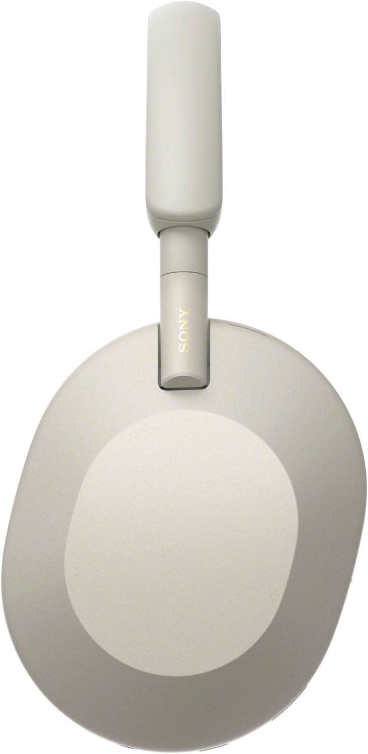 Sony WH-1000XM5 Noise Canceling Wireless Headphones - 30hr Battery Life - Over-Ear Style - Optimized for Alexa and Google Assistant - Built-in mic for Calls - Silver