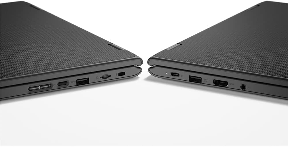 Lenovo 300e 11.6' Touchscreen Netbook, Windows 11, Intel Quad-Core N5030, 8GB RAM, 128GB SSD, Black (Renewed)