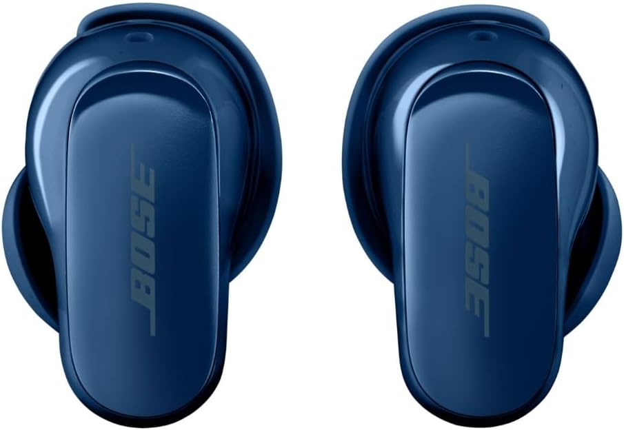 Bose QuietComfort Ultra Bluetooth Earbuds, Wireless Earbuds with Spatial Audio and World-Class Active Noise Cancellation, Deep Bass, Up to 6 Hours of Playtime, Lunar Blue - Limited Edition Color