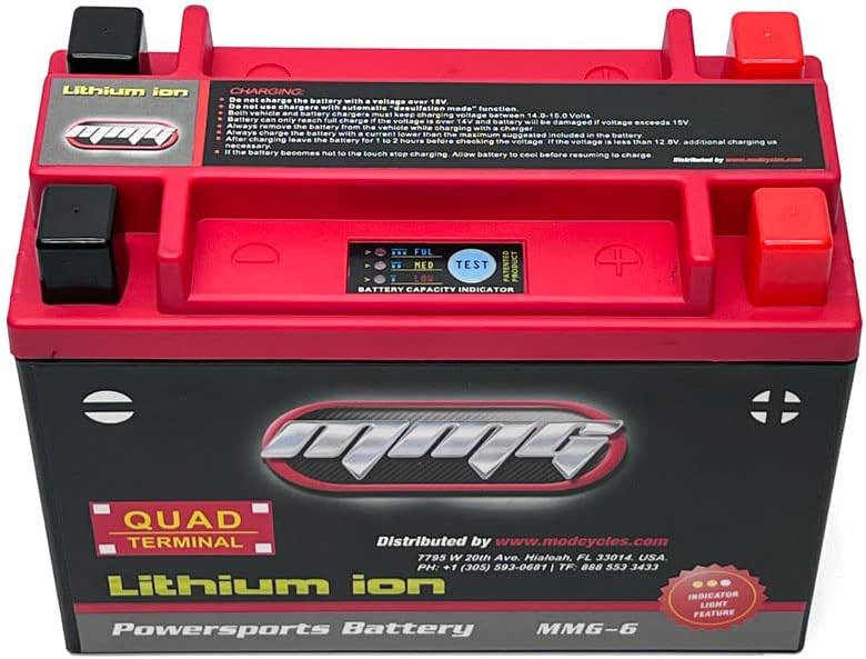 MMG Motorcycle Battery Lithium Ion (YTX20HL-BS-CCA 420)