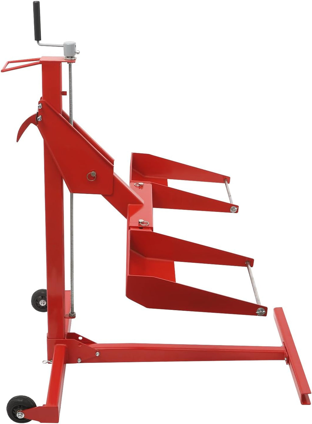 Lawn Mower Lift, 29 Inch Lawn Mower Lift Tool Adjustable Movable Lawn Mower Lift Solid Carbon Steel Lawnmower Lifting Machine for Riding Lawn Mower, Zero Turn Lawn Mowers (450lbs Regular)