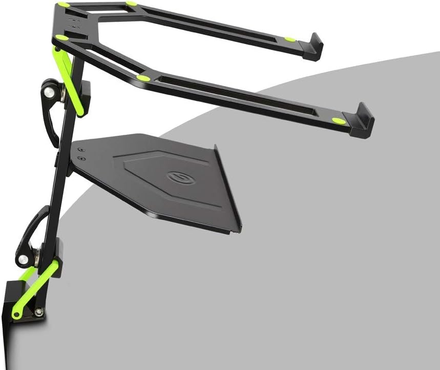 Gravity GLTS01B Adjustable Laptop & Controller Stand, Black