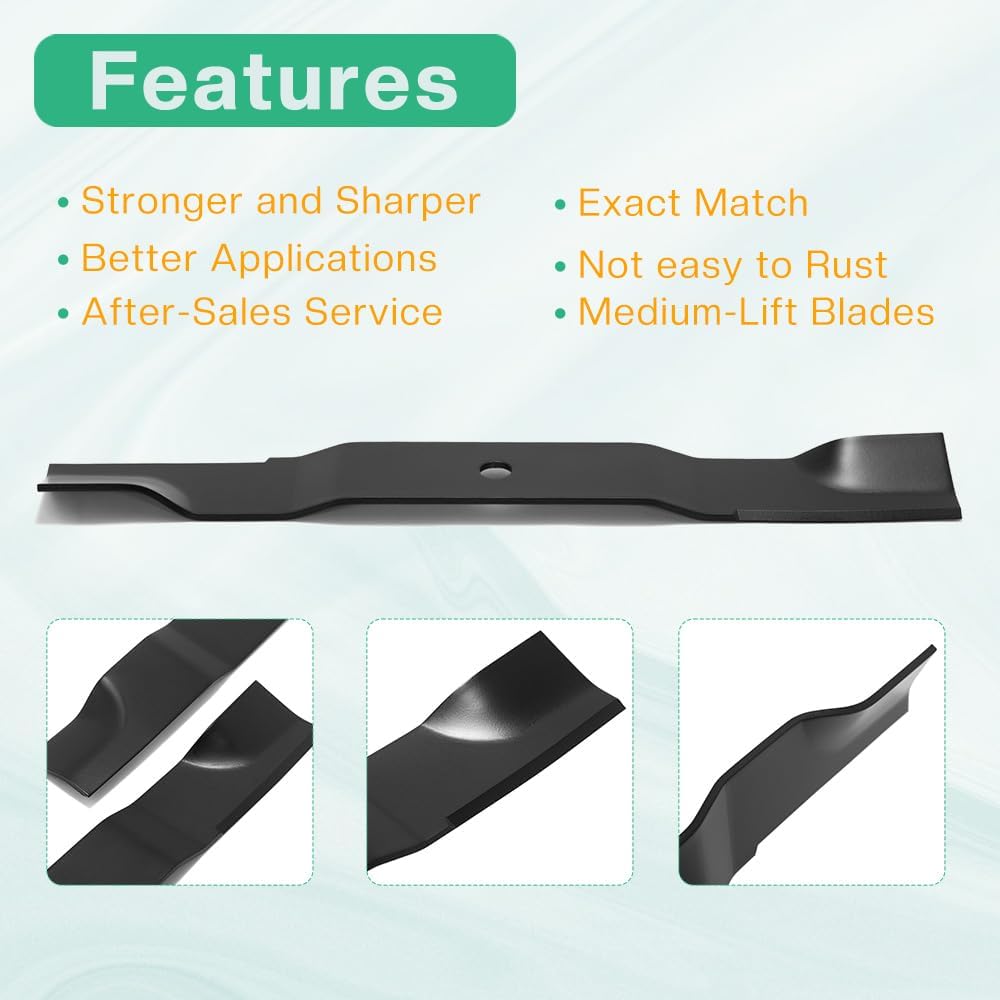 52' Zero Turn Lawn Mower Blade 04771200 for Ariens IKON X XL, for Gravely ZT X XL Series, 12pcs