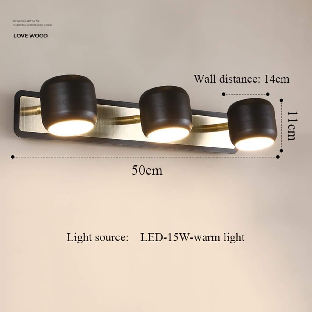 Mirror Front Light Modern，Wrought Iron Acrylic Adjustable Angle，Bathroom Dressing Table Wash Basin Home Decor Wall Lamp,Chandelier