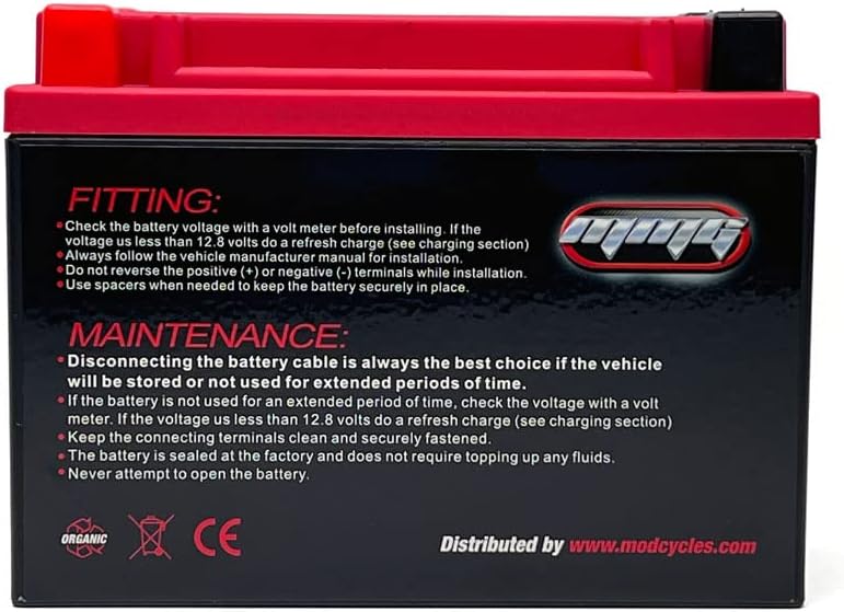 MMG Motorcycle Battery Lithium Ion (YTX20HL-BS-CCA 420)