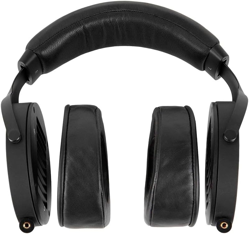 Monolith M1070 Over Ear Open Back Planar Headphones - Lightweight, Padded Headband, Plush and Removable Earpads, 106mm Planar Driver, 60 Ohms, Black