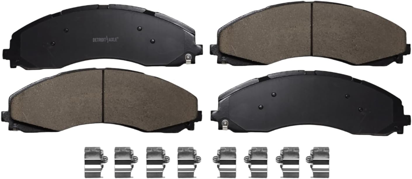 Detroit Axle - Rear Brake Kit for Ford F-450 F-550 Super Duty 2017 2018 2019 2020 2021 Disc Brake Rotors Ceramic Brake Pads Replacement : 15.75' inch Brake Rotors