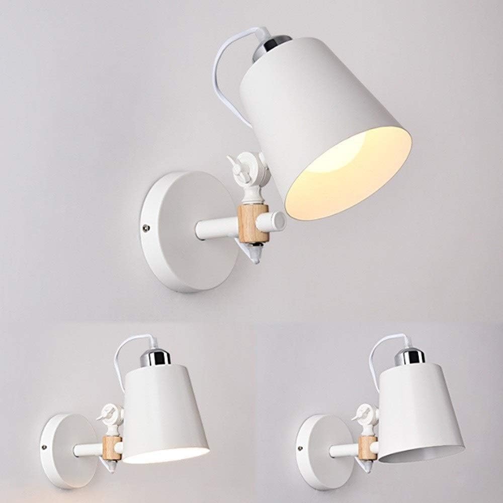 Wall Mounted Light Black Nordic Modern Minimalist Wall Lamp Optional Creative Personality LED Wall Lamp Wrought Iron Bedroom Bedside Aisle Living Room Bathroom Mirror Front Light Modern Reading