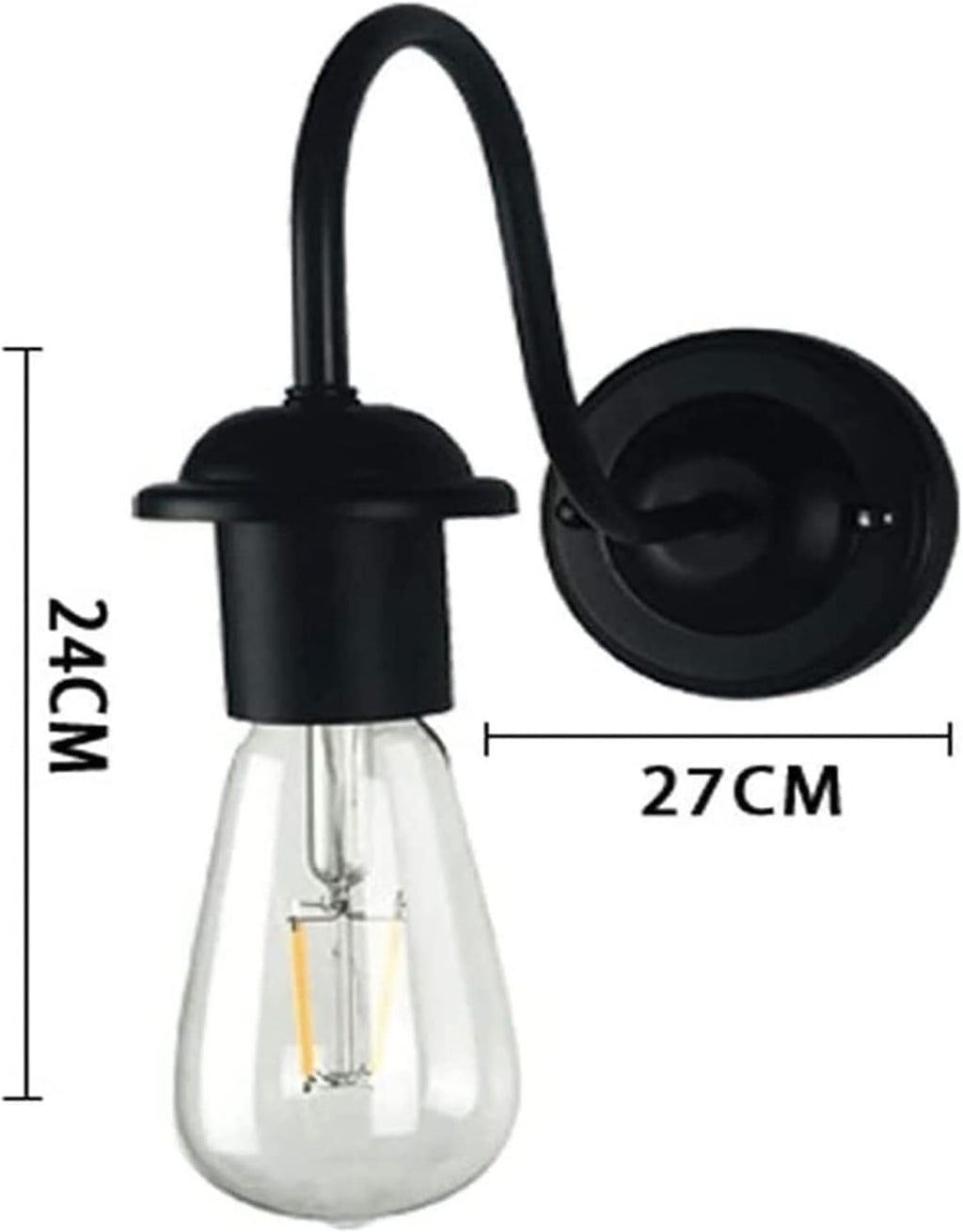 Black Retro Wall Sconce Lamp Holder Wrought Iron Indoor Lantern Mount Lighting Fixture,Chandelier
