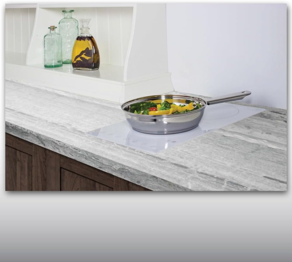 Summit 12' 2 Burner Electric Cooktop. 230 Volt Radiant Cooktop, ADA Compliant, White- CR2B23T4W