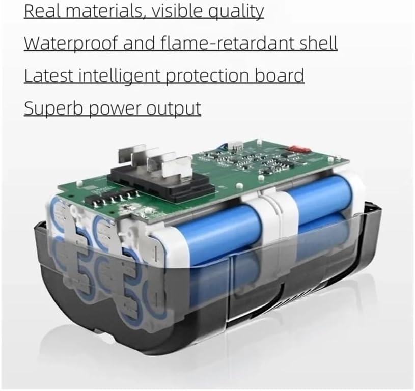 40V 6.0Ah High Power Lithium Battery Compatible for Ryobi Tools Lawn Mower RY40200 OP4050 OP4026 RY40430(9.8Ah 1)