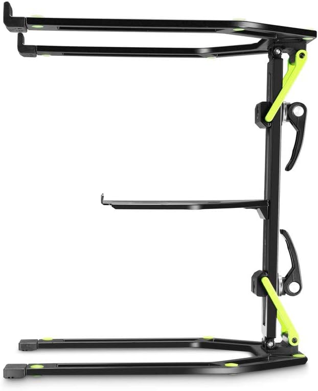Gravity GLTS01B Adjustable Laptop & Controller Stand, Black