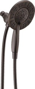 Delta 4-Setting In2ition 2-in-1 Dual Shower Head with HandHeld Spray, Venetian Bronze Detachable Shower Head with Hose, Showerhead, 1.75 GPM Flow Rate, Venetian Bronze 58499-RB