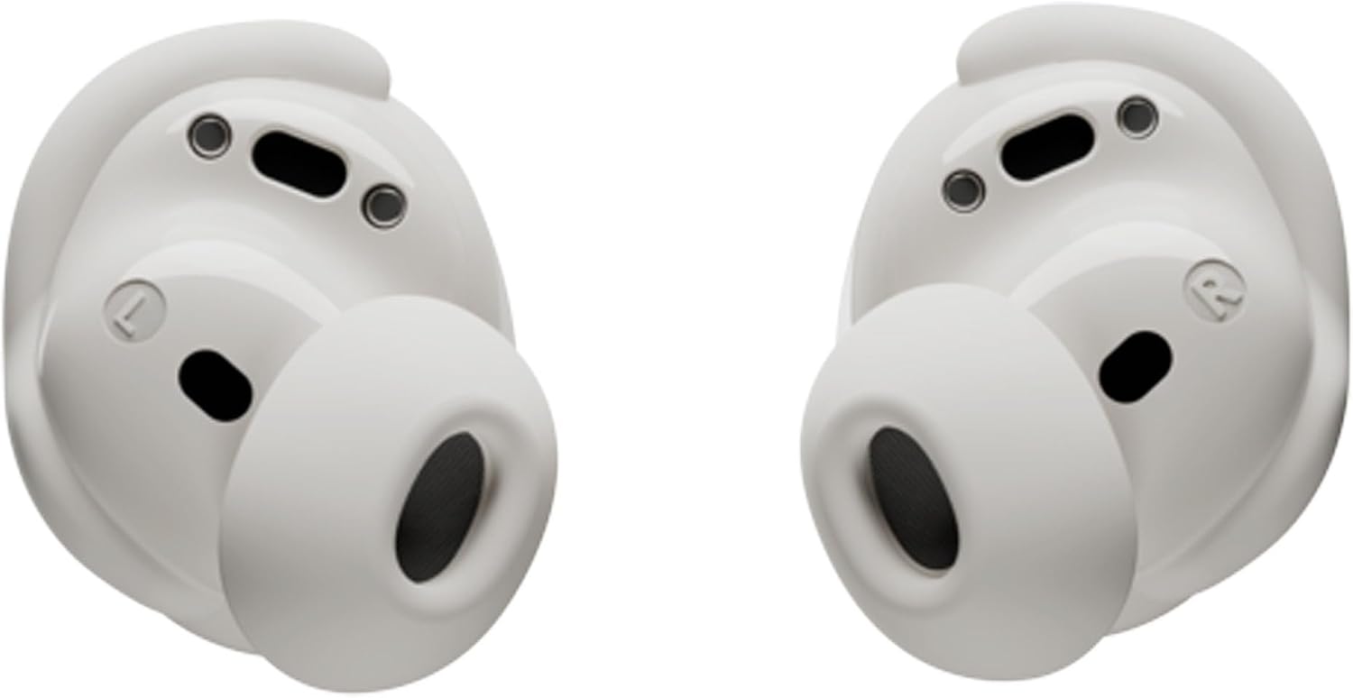 Bose QuietComfort Earbuds - True Wireless Bluetooth Earbuds with Active Noise Cancellation and Mic, USB-C Charging, IPX4 Rating, Up to 8.5 Hours of Playtime, White