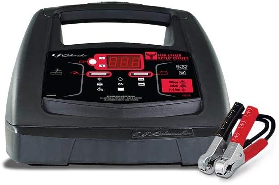 Schumacher FR01235 Battery Charger with Engine Starter, Boost, and Maintainer - 100 Amp/30 Amp, 6V/12V - for Tractors, Cars, and Trucks