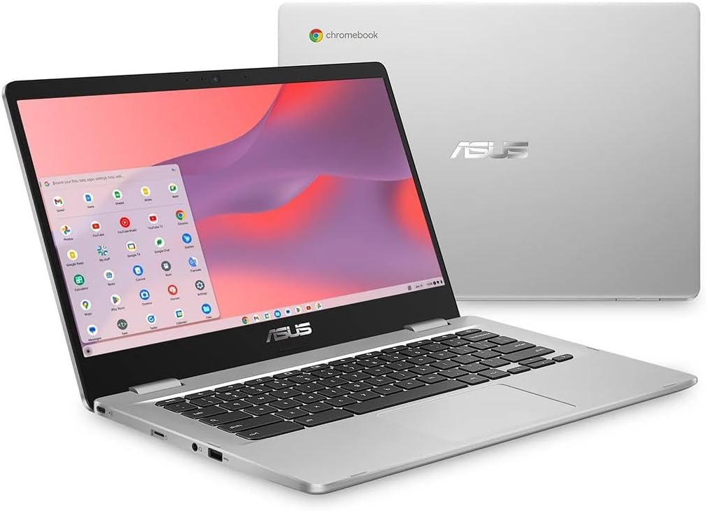 ASUS ChromeBook/SILVER/14.0 FHD non-Touch/N4020/4GB/Intel UMA/64GB/Chrome