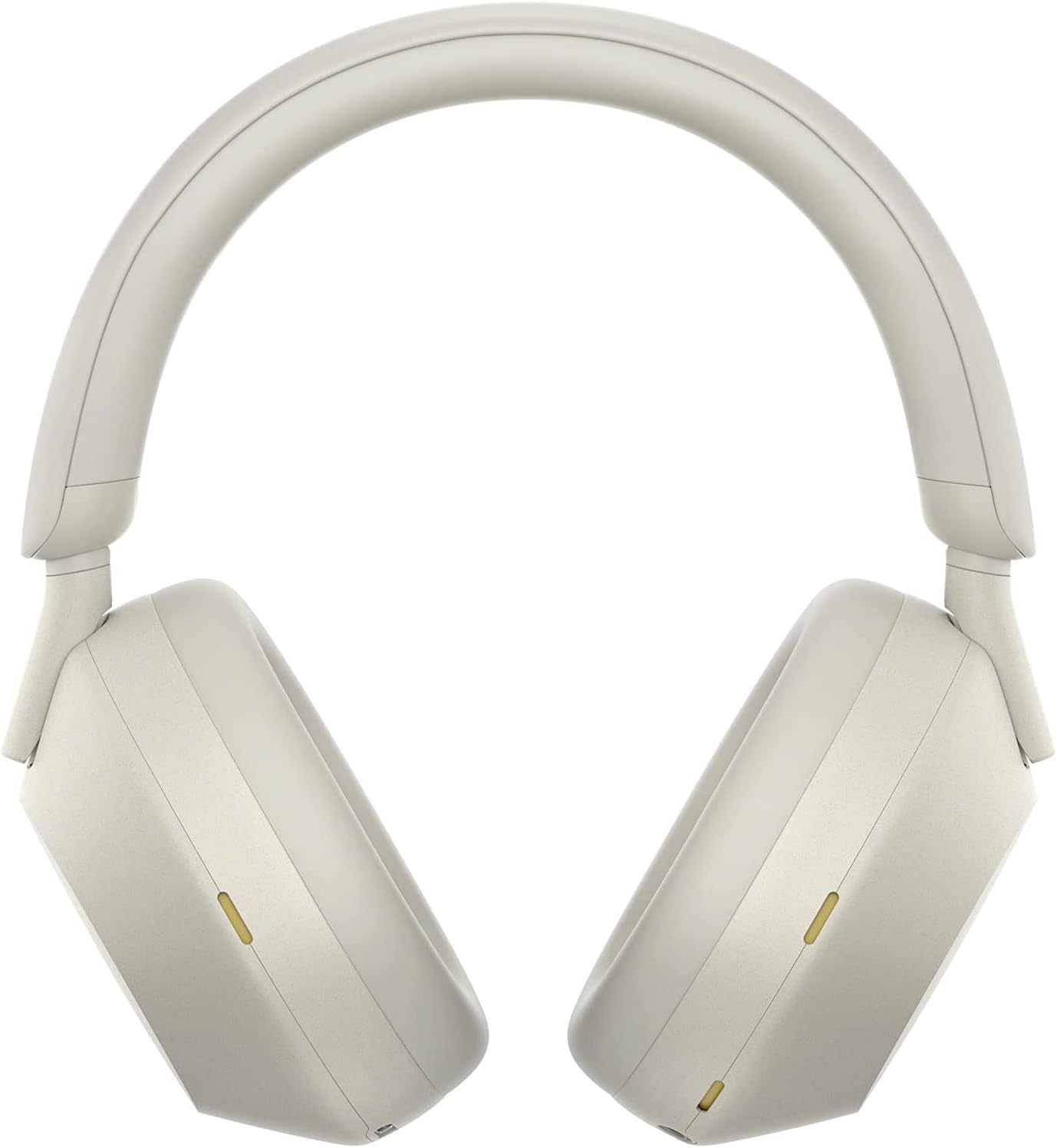 Sony WH-1000XM5 Wireless Industry Leading Noise Canceling Headphones, Silver Bundle with Deco Gear Wood Headphone Display Stand and Protective Travel Carry Case