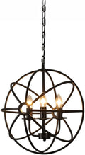 Chandelier, Black Sphere Chandelier Bar Kitchen Dining Room Round Ball Pendant Light V-intage Industrial Lustre Rustic Wrought Iron E27 Ceiling Hanging Fixtures Lighting Interesting Life