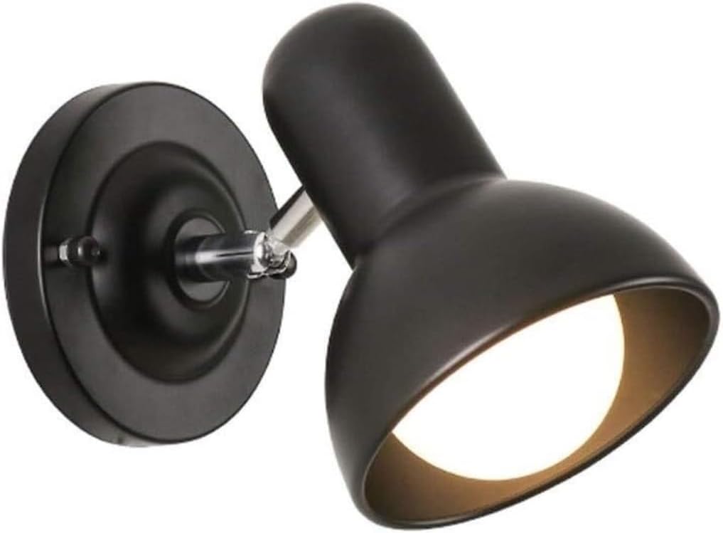 Sconce Wall Lighting Modern Decorative Lamp Wrought Iron Lampshade Adjustable 120 Degrees Wall Light Bedroom Living Room Bathroom Light Fixtures