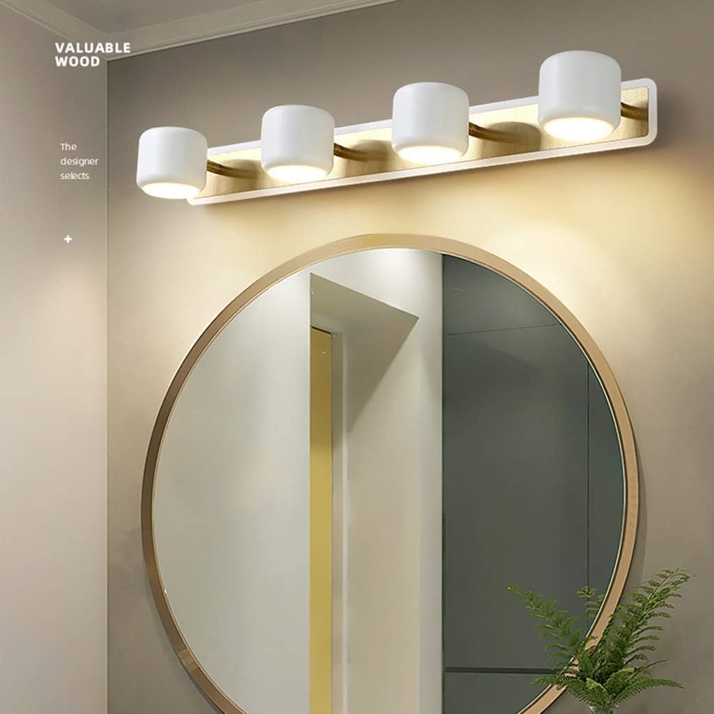 Mirror Lamp LED Modern - Mirror Light，Adjustable Angle Wrought Iron Acrylic，Bathroom Dressing Table Wash Basin,Soft Light