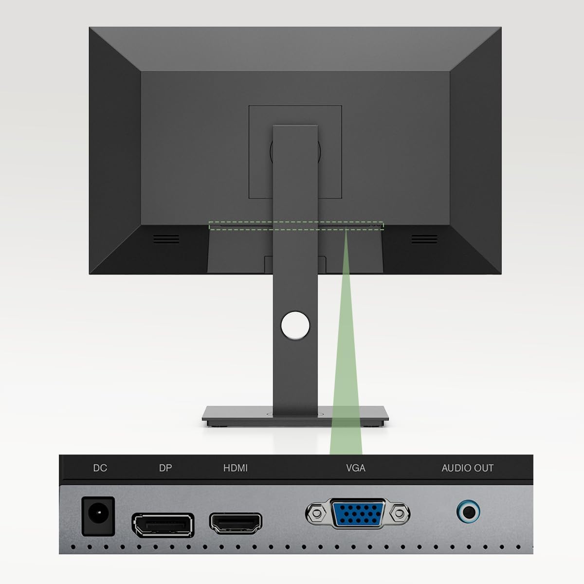 New Mobile Pixels 23.8'' Computer Monitor, 75Hz FHD1080P IPS Monitors with VESA Mounting, Rotatable, Height/Tilt Adjustment for Ergonomic Viewing, Frameless, Anti-Glare, Gaming Monitor with FreeSync