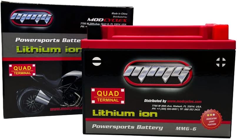 MMG Motorcycle Battery Lithium Ion (YTX20HL-BS-CCA 420)