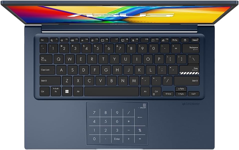 ASUS Vivobook 14 2025 Business Laptop 14' FHD 6-Core Intel i3-1315U 12GB DDR4 2TB SSD Intel UHD Graphics Wi-Fi 5 Win11 Home w/ONT 32GB USB