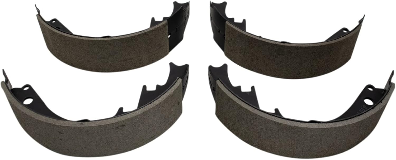 TRQ Brake Pad & Rotor,Shoe & Drum Kit Performance Semi-Metallic Premium G-Coated Front & Rear Compatible with 1995-1999 Chevrolet C1500 1992-1999 C1500 Suburban 1996-2002 Express 1500 GMC Savana 1500
