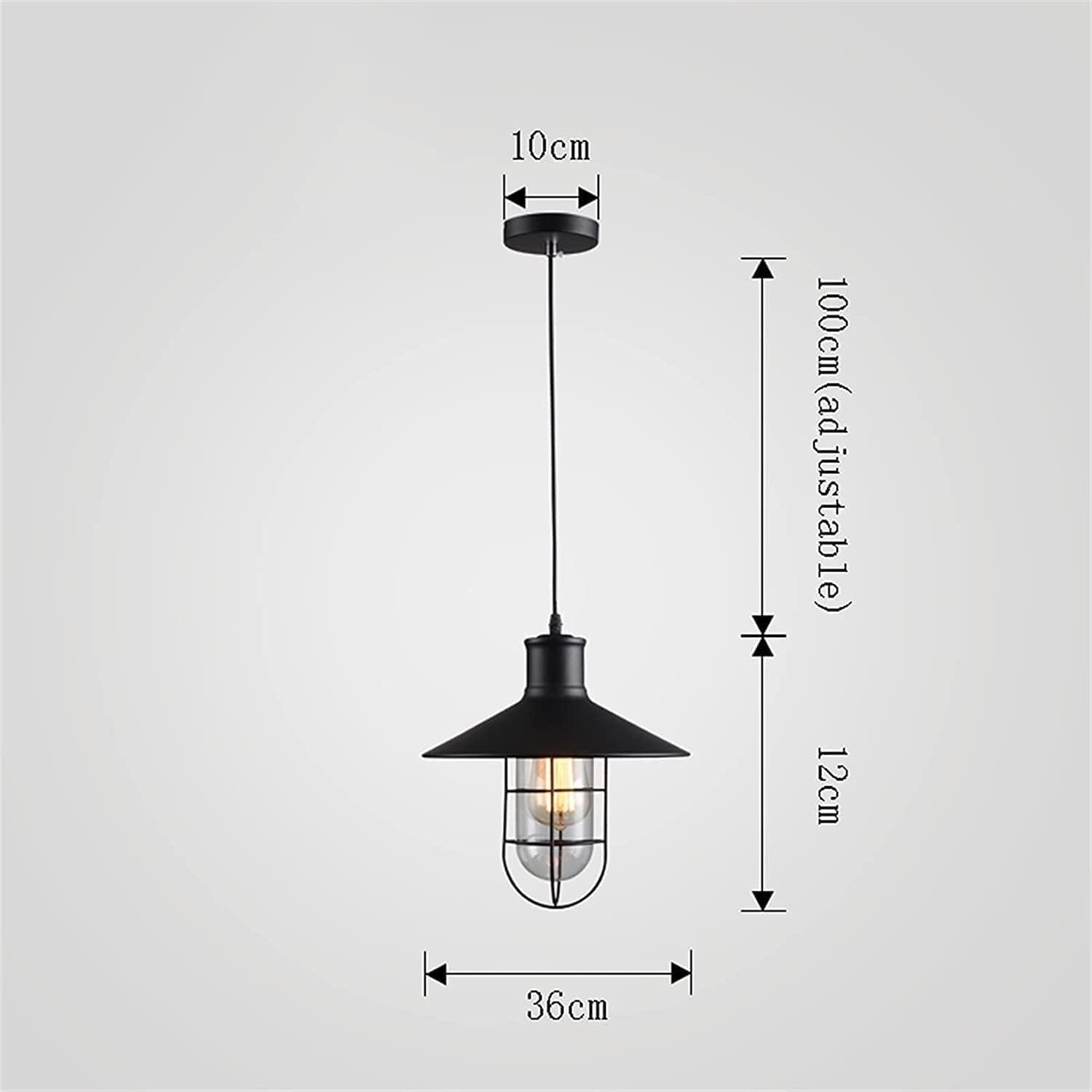 Pendant Lights - Industrial Chandelier LOFT Retro E27 Pendant Lights Black Wrought Iron Classic Barn Lighting Fixture,Pendant Lighting Ceiling Chandelier