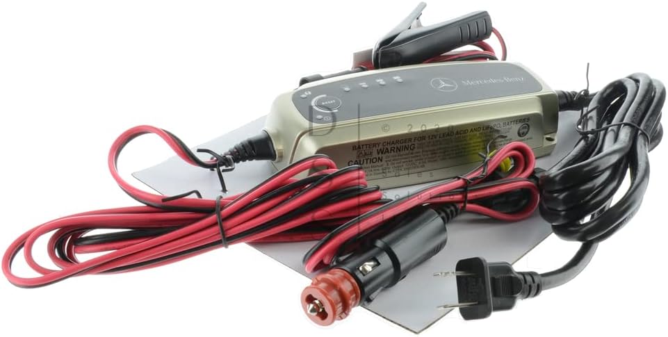 Genuine Mercedes-Benz 5A Battery Charger with Trickle Charge Function.
