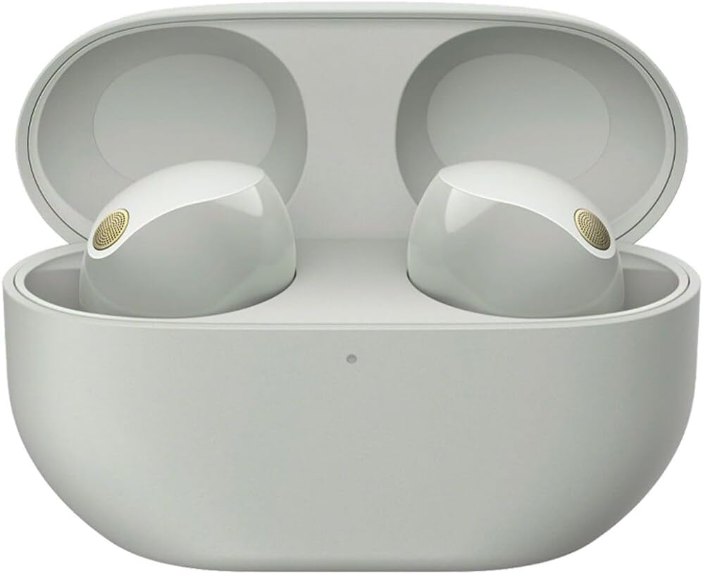 Sony WF-1000XM5 Noise Canceling Truly Wireless Earbuds (Silver) Bundle with 2 YR CPS Enhanced Protection Pack and Audio Essentials Software