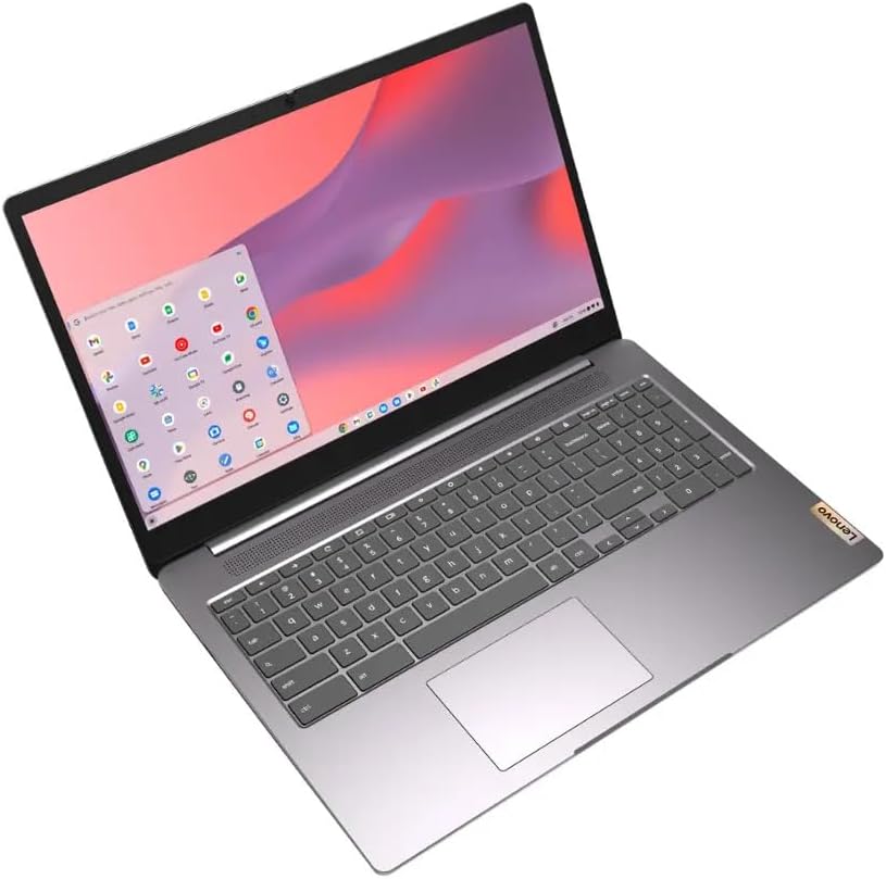 Lenovo 2025 Laptop | IdeaPad 3 Chrome | 15.6' 1920 x 1080 Intel-2 Core Intel Celeron N4500 | 4GB LPDDR4x | 64GB SSD | Chrome OS | Wi-Fi 6 - Bluetooth 5.1-720p HD Camera - Arctic Grey