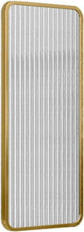 Urinal Privacy Screen Toilet Partition, Wall-Mounted Wrought Iron Tempered Glass Urinal Barrier Divider Partition for Public Space, Bathroom, Hotel, Gold