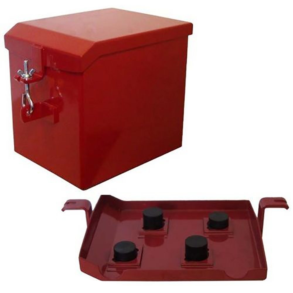 51680DB Battery Box with Lid - Fits Farmall H Series - Restoration Quality Fits International I4 H HV Super H O4 OS4 Super W4 W4