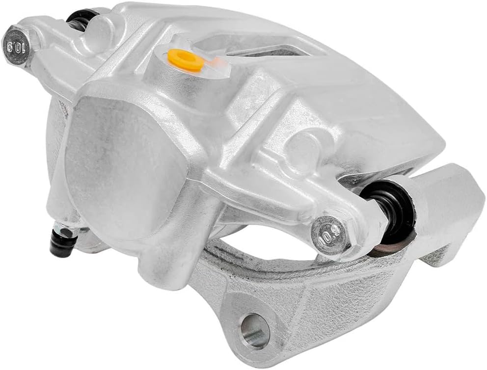 Detroit Axle - Rear Drilled Rotors Left Brake Caliper Replacement for 2003-2006 Chevrolet GMC Silverado Sierra 1500