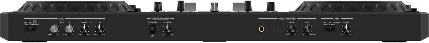Pioneer DDJ-REV5 4-Deck DJ Controller with Decksaver DS-PC-DDJREV5 Polycarbonate Cover