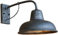 Industrial Farmhouse Wall Sconces American Style Vintage Wall Lighting Fixtures with E26 Sockets Outdoor Wrought Iron Wall Lamps for Balcony Garage Barn Garden(Silver Gray)