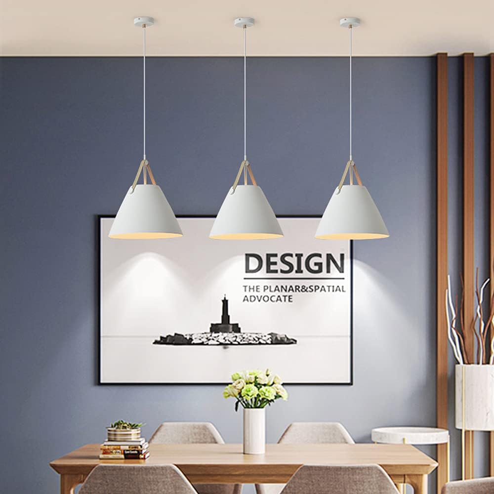 Simple Wrought Iron Chandelier Nordic Creative Macaron Pendant Light Modern Chandelier 1-Light Fixture for Bathroom, Kitchen Island, Study Lighting