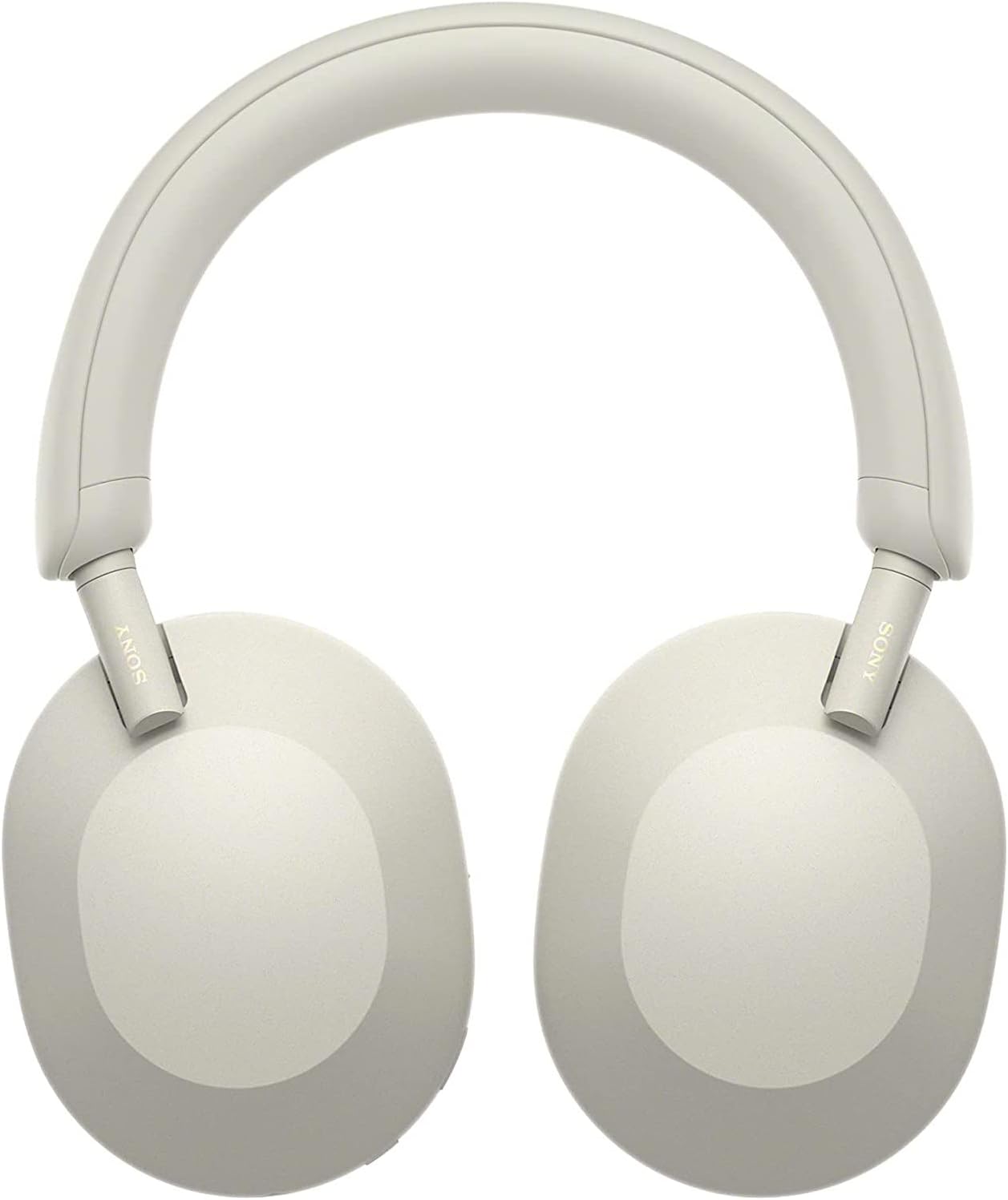 Sony WH-1000XM5 Wireless Industry Leading Noise Canceling Headphones, Silver Bundle with Deco Gear Wood Headphone Display Stand and Protective Travel Carry Case