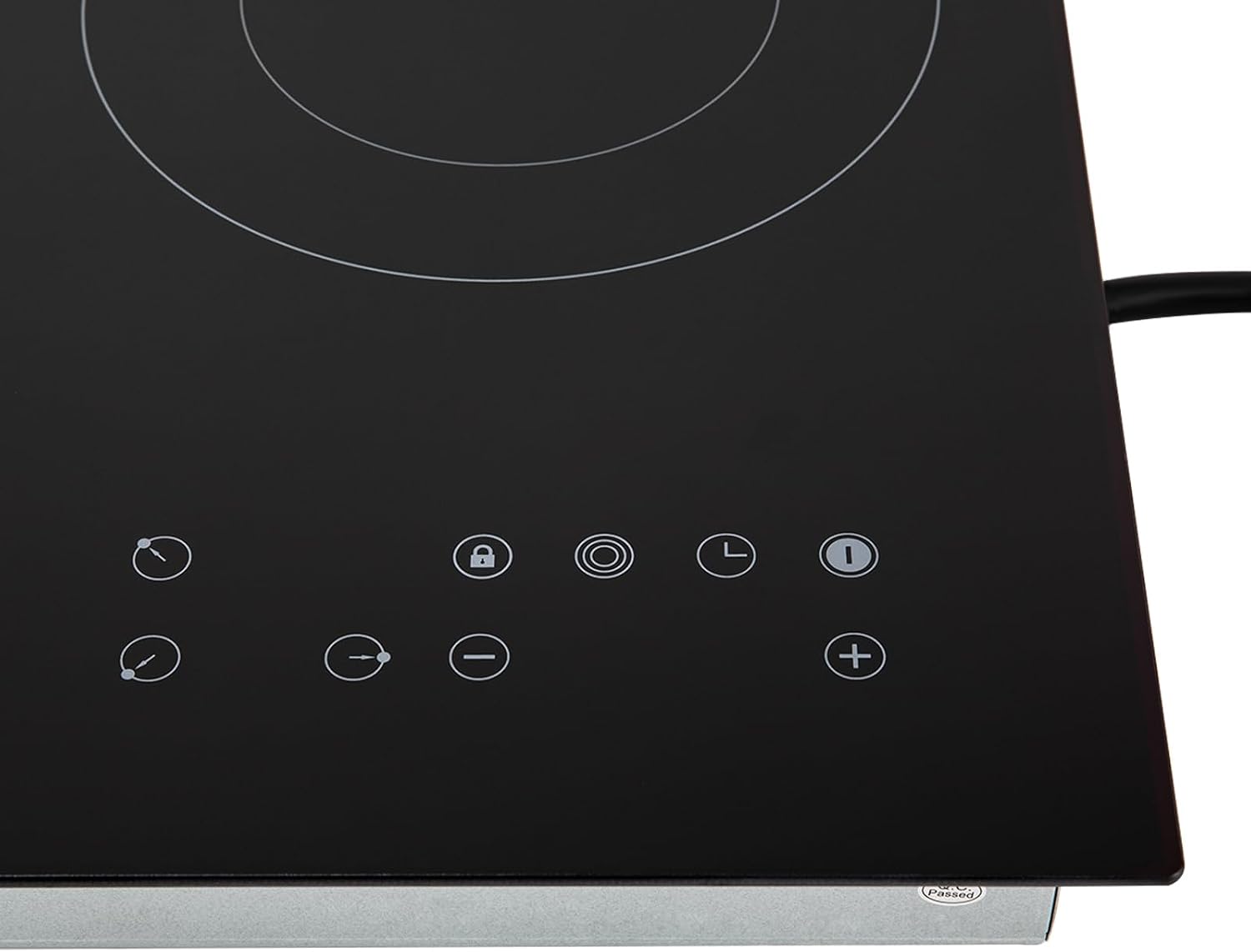 Countertop Electric Cooktop 3 Burner, Ceramic Stove, 110v Electric Stove Top Built-In Touch Control for Kitchens, Snack Bars, Hotels,Restaurants (3 Burner)