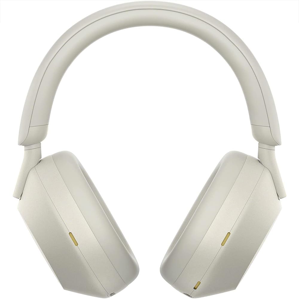 Sony WH-1000XM5 Wireless Industry Leading Noise Canceling Headphones, Silver Bundle with 2 YR CPS Enhanced Protection Pack, Mizco Travelocity in-Ear Headphone, Deco Gear Hard Case and Type C Adapter