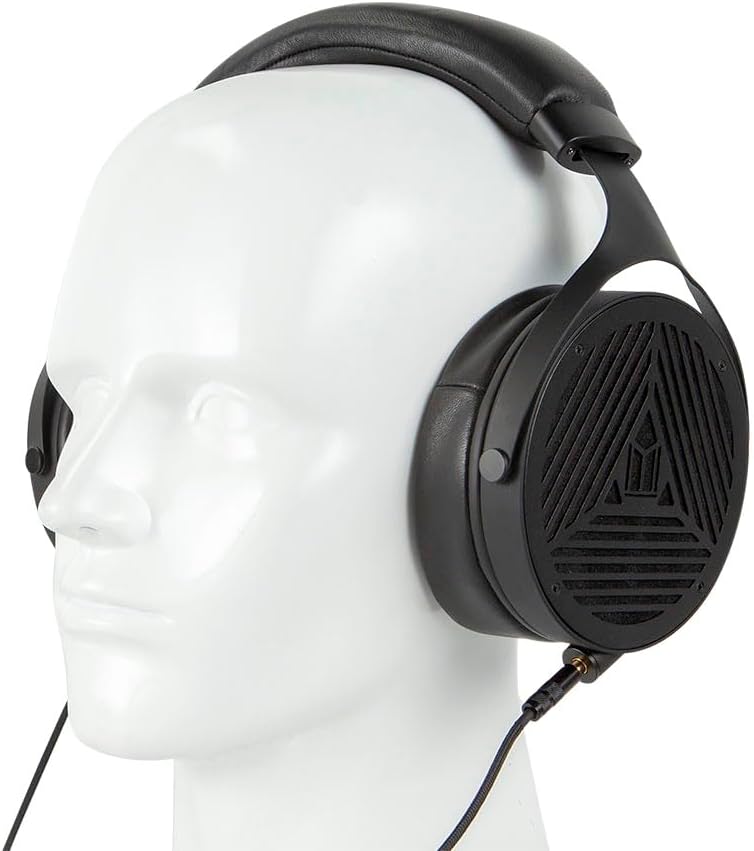 Monolith M1070 Over Ear Open Back Planar Headphones - Lightweight, Padded Headband, Plush and Removable Earpads, 106mm Planar Driver, 60 Ohms, Black