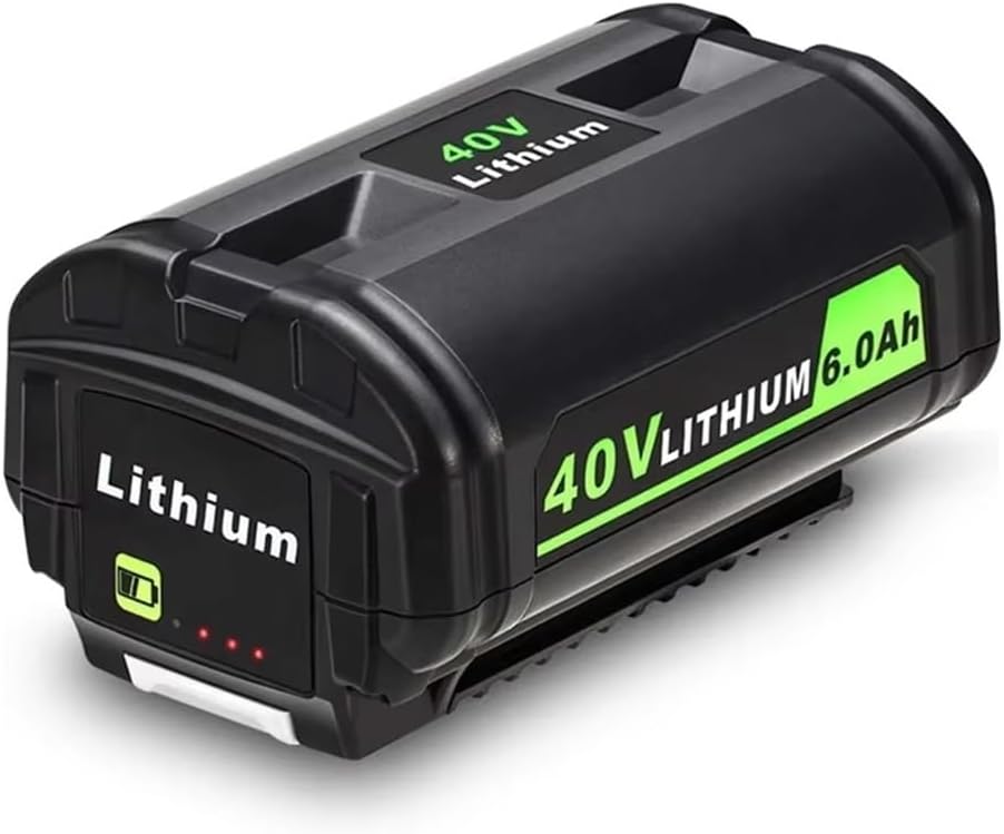 OUTMX 40V 6.0AH 7.5Ah Replacement Batteries Compatible for Ryobi Battery 40V Power Tools OP4075A OP4026 OP4060 OP4050 OP4040 OP4030(6.0Ah Battery)