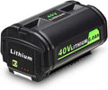 OUTMX 40V 6.0AH 7.5Ah Replacement Batteries Compatible for Ryobi Battery 40V Power Tools OP4075A OP4026 OP4060 OP4050 OP4040 OP4030(6.0Ah Battery)