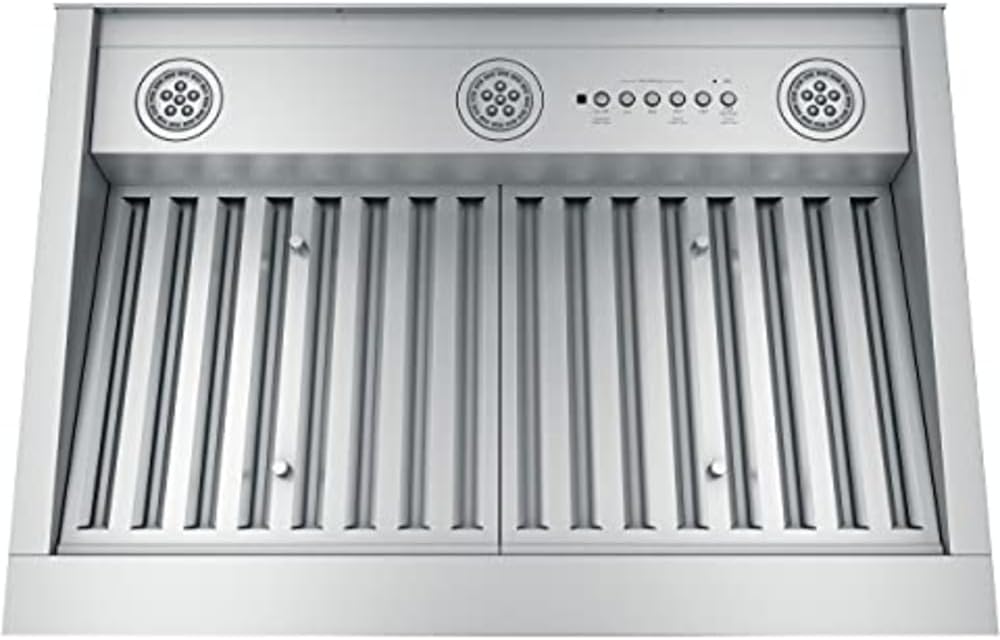 GE Profile Smart Range Hood Insert | 30 Inch Kitchen Exhaust Fan with 4 Speeds, Dimmable LED Lights | Wifi Connectivity & Smart Home Kitchen Essentials for Frequent Cooks | 610 CFM | Stainless Steel
