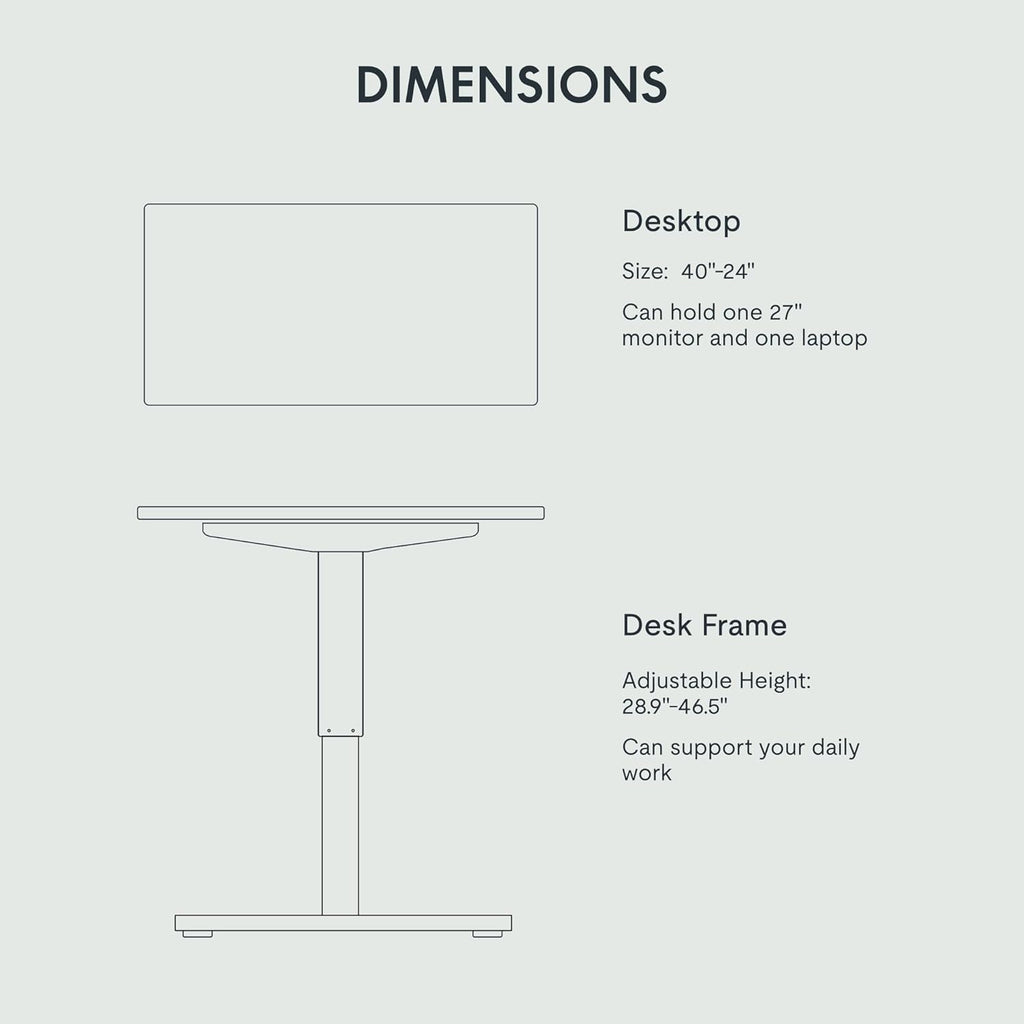 FLEXISPOT EN2 55''x28'' Standing Desk with Monitor Mount Bundle, 1' Thick One-Piece Desktop, Fully Adjustable Single Monitor Arm with Cable Management, Bundle for Home Office, Gaming & Study, White